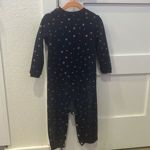 Peyton & Parker Navy Star Jumpsuit Size 12-18m